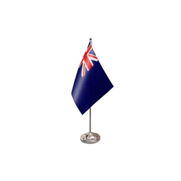 Blue Ensign Satin Table Flag – 9x6in (22.5 x 15 cm)