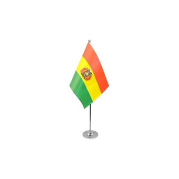 Bolivia Satin Table Flag