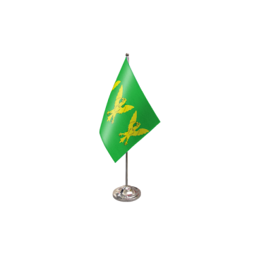 Caernarfonshire Satin Table Flag – 9x6in (22.5 x 15 cm)