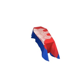 Cambodia Coffin Drape Flag