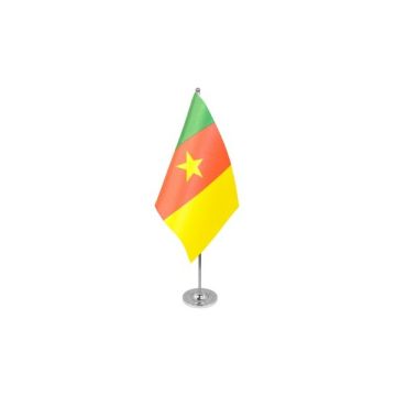 Cameroon Satin Table Flag
