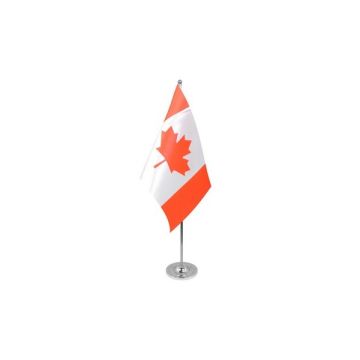 Canada Satin Table Flag – 9x6in (22.5 x 15 cm)
