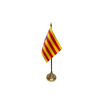 Catalan Independence (Estelada) Table Flag – 6x4in (15 x 10 cm)