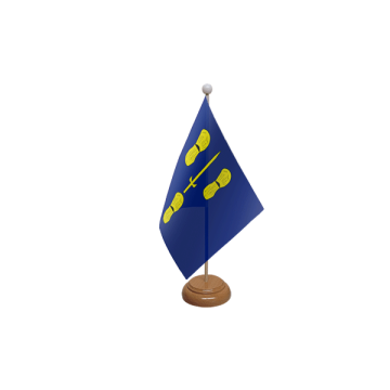 Cheshire Wooden Table Flag – 9x6in (22.5 x 15 cm)