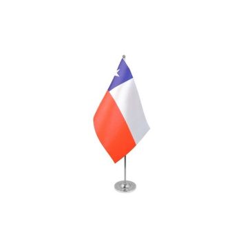 Chile Satin Table Flag – 9x6in (22.5 x 15 cm)