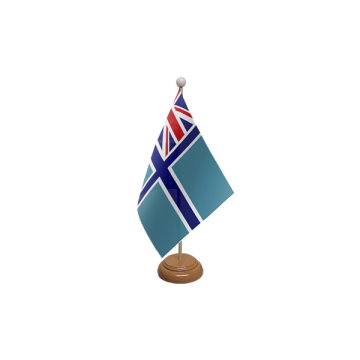 Civil Air Ensign Wooden Table Flag – 9x6in (22.5 x 15 cm)