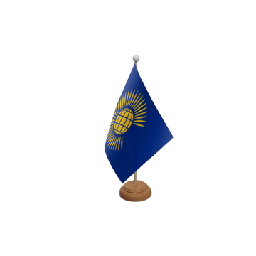 Commonwealth (New) Wooden Table Flag – 9x6in (22.5 x 15 cm)