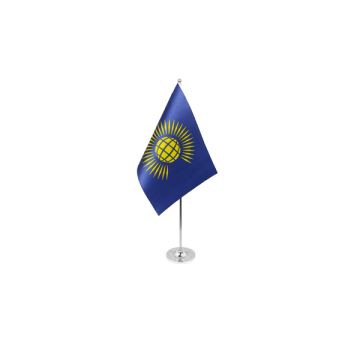 Commonwealth (New) Satin Table Flag
