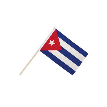 Cuba Hand Flags