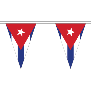 Cuba Small Triangle Bunting (5m Length)