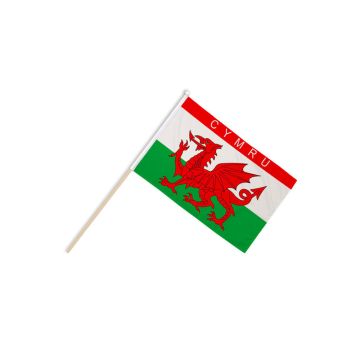 Cymru Hand Flags