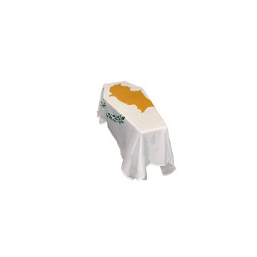 Cyprus Coffin Drape Flag