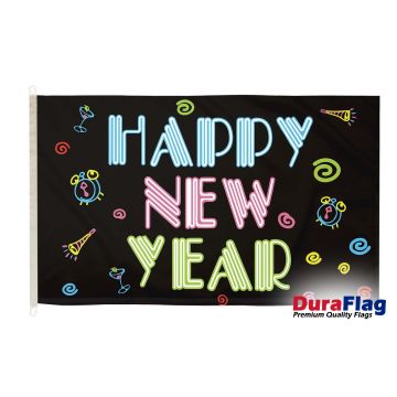 Happy New Year (Neon) DuraFlag