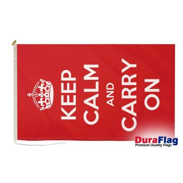 Keep Calm and Carry On (Red) DuraFlag