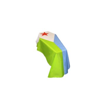 Djibouti Coffin Drape Flag