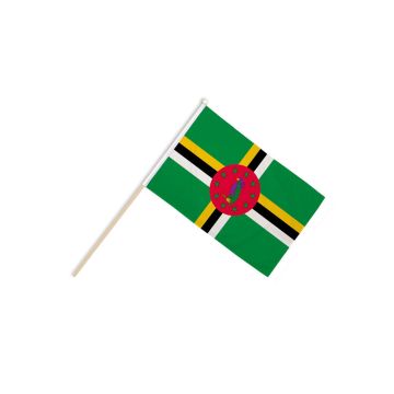 Dominica Hand Flags