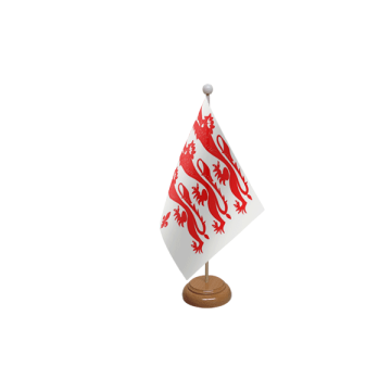 Dorset Old (Lions) Wooden Table Flag – 9x6in (22.5 x 15 cm)