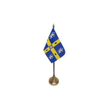 Durham (County) Old Small Table Flag – 6x4in (15 x 10 cm)