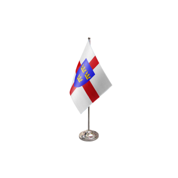 East Anglia Satin Table Flag – 9x6in (22.5 x 15 cm)