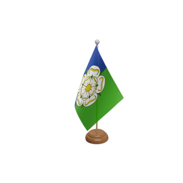 East Riding of Yorkshire Wooden Table Flag – 9x6in (22.5 x 15 cm)