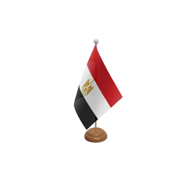 Egypt Wooden Table Flag – 9x6in (22.5 x 15 cm)