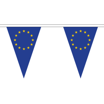 European Union (EU) Small Triangle Bunting (5m Length)