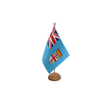 Fiji Wooden Table Flag – 9x6in (22.5 x 15 cm)