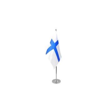 Finland Satin Table Flag – 9x6in (22.5 x 15 cm)