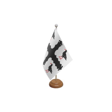Flintshire Wooden Table Flag – 9x6in (22.5 x 15 cm)