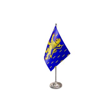 Franche-Comte Satin Table Flag