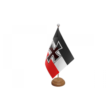 German Navy Ensign Hand Flag – 9x6in (22.5 x 15 cm)