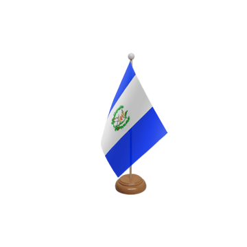 Guatemala Large Wooden Table Flag – 18x12in (45 x 30 cm)