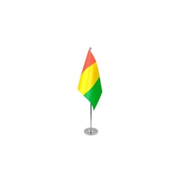 Guinea Satin Table Flag – 9x6in (22.5 x 15 cm)