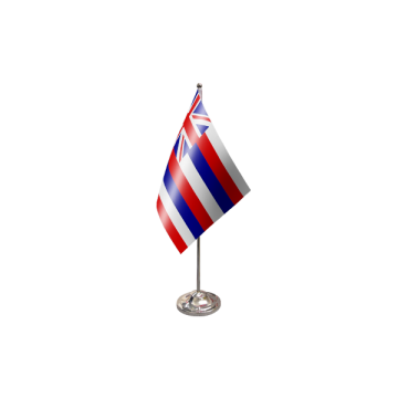 Hawaii Satin Table Flag