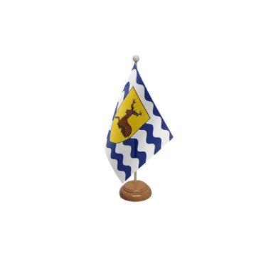 Hertfordshire Wooden Table Flag – 9x6in (22.5 x 15 cm)
