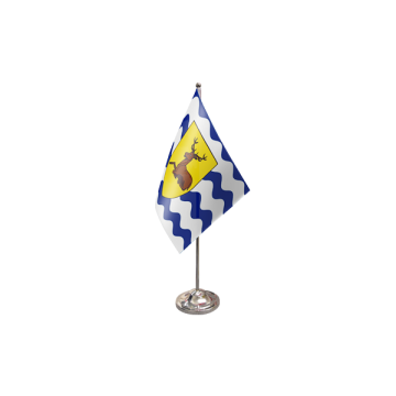 Hertfordshire Satin Table Flag – 9x6in (22.5 x 15 cm)