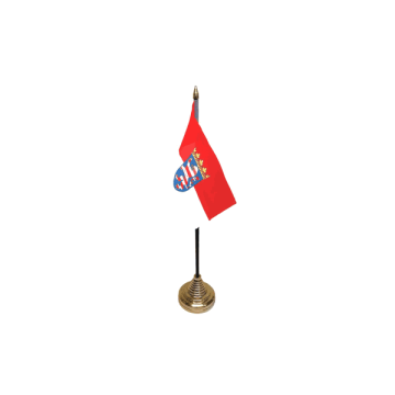 Hesse Small Table Flag – 6x4in (15 x 10 cm)