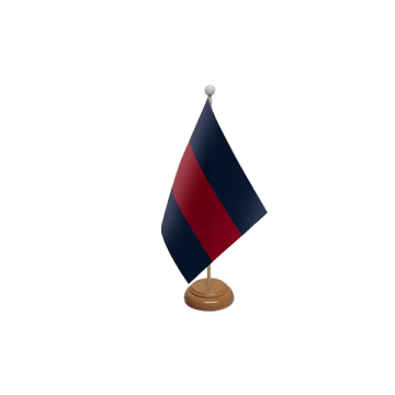 Household Division Wooden Table Flag – 9x6in (22.5 x 15 cm)