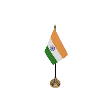 India Table Flag – 6x4in (15 x 10 cm)