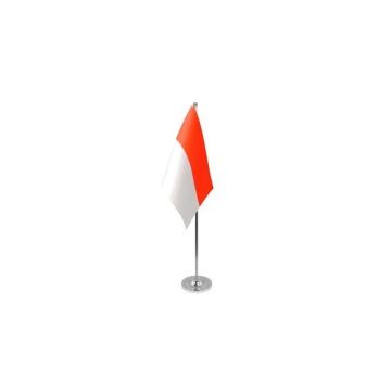 Indonesia Satin Table Flag – 9x6in (22.5 x 15 cm)