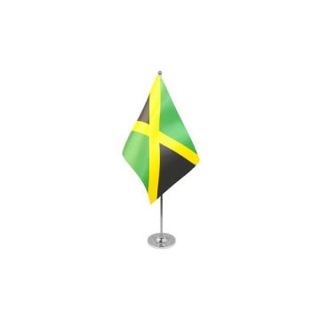 Jamaica Satin Table Flag – 9x6in (22.5 x 15 cm)