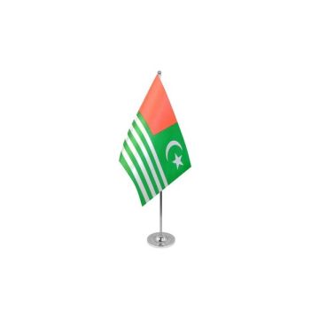 Kashmir Satin Table Flag – 9x6in (22.5 x 15 cm)