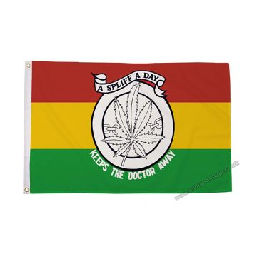 Keeps The Doctor Away Flag