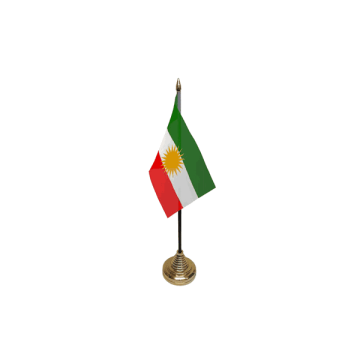 Kurdistan Table Flag – 6x4in (15 x 10 cm)