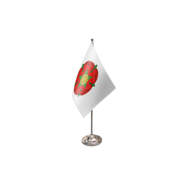 Lancashire Old Satin Table Flag – 9x6in (22.5 x 15 cm)