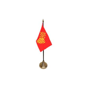 Languedoc-Roussillon Small Table Flag – 6x4in (15 x 10 cm)