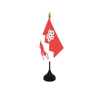 Leicestershire New Small Table Flag
