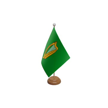 Leinster Wooden Table Flag – 9x6in (22.5 x 15 cm)