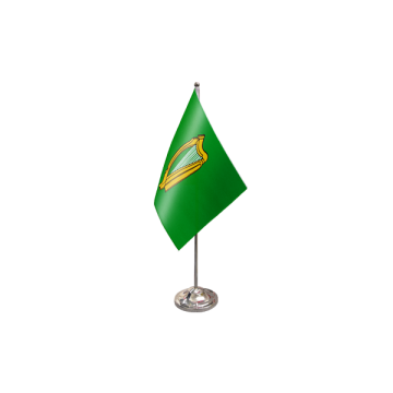 Leinster Satin Table Flag – 9x6in (22.5 x 15 cm)