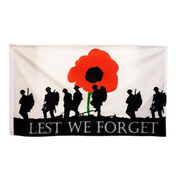 Lest We Forget (Army) NYLON Flag